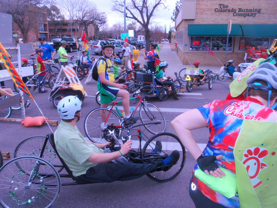 Parade Staging Area.